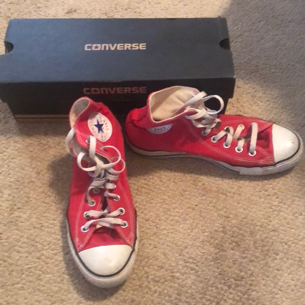 High top red converse